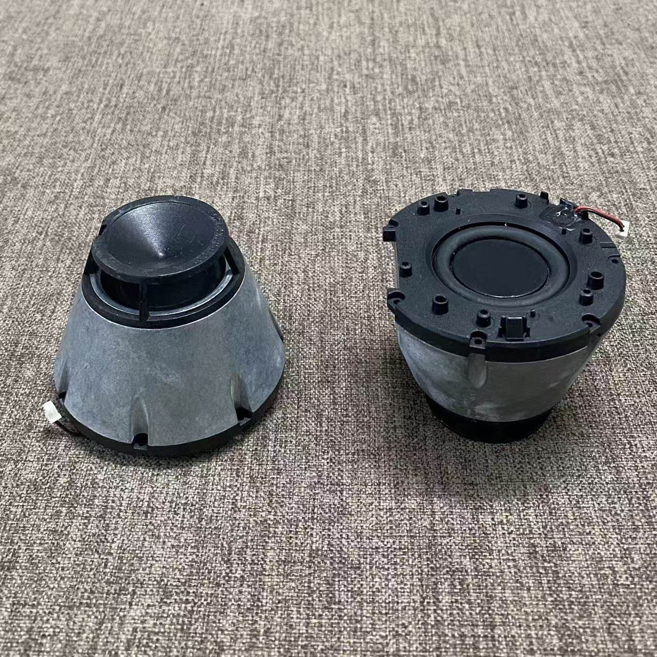 丹麦1.25寸全频喇叭铸铝壳无源小音箱低音振膜diy桌面音箱