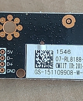 TCL L48E5800A-UD D55A561U无线网卡07-RL8188-MA0G模块WFOF