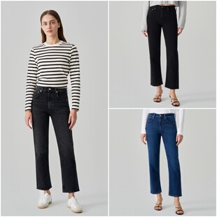 CITIZENS HUMANITY直筒九分牛仔裤 女高腰裤 3065 子2250 新品