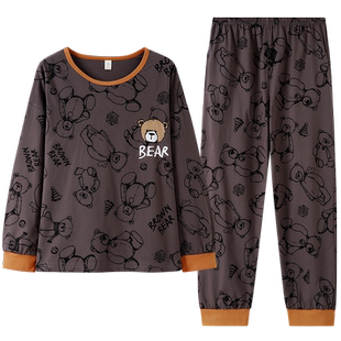 亲子睡衣春秋款纯棉中大儿童春款2025新款男童宝宝家居服春季男孩