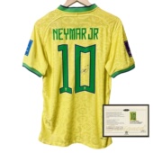 signature Brazilian shirt jersey printed Neymar soccer