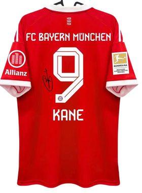 25-26 Munich fc kane soccer shirt jersey printed signature