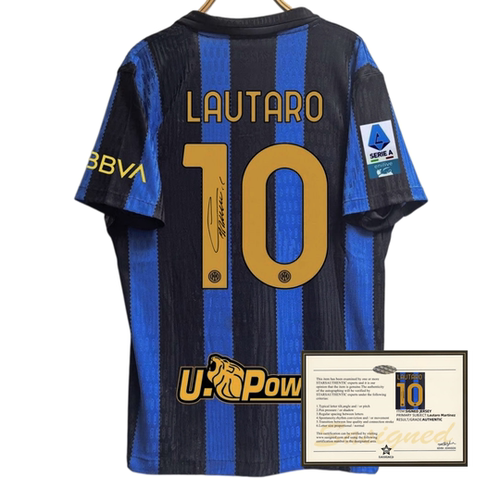2627 inter Lautaro signed shirt jerseys player edition