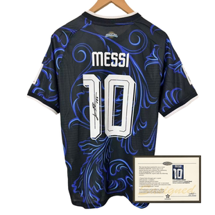 26 AFA away messi soccer shirt jersey printed signature