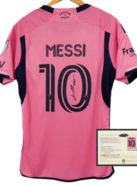 24-25 Miami home jersey football printed signature shirt