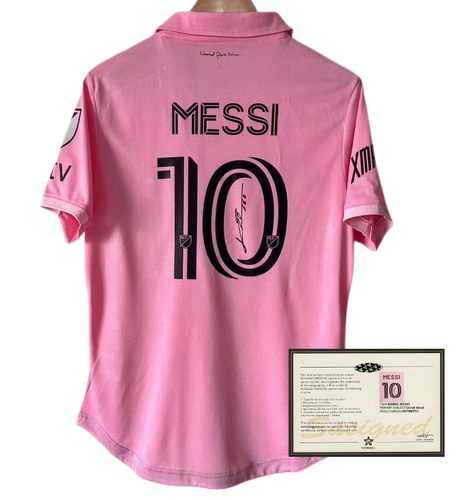 23-24 Miami Messi soccer jersey football Signature shirt