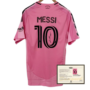 25-26 Miami messi soccer signed jersey football