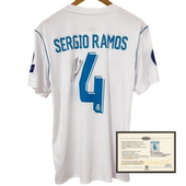 18Madrid printed Ramos football jersey signature shirt