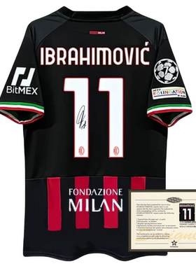 2223 Ibrahimovic Jersey soccer printed signature shirt
