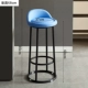 68 High Hat Blue Site Black Rame Blue Stust Стул