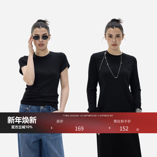 打底衫 HONORE古月 长袖 面膜系列短 Coats高士线经典