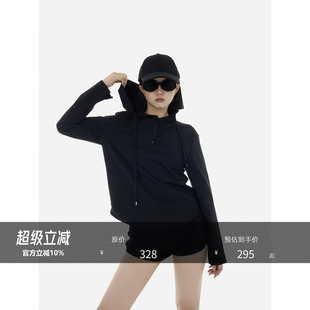 HONORE古月 urbancore风上衣连帽宽松百搭纽扣领卫衣 不费力出街