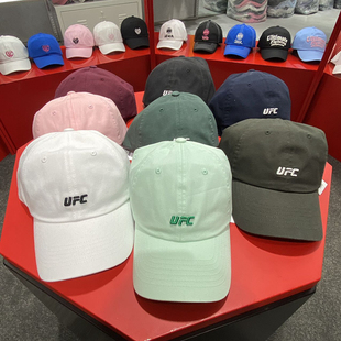 韩国正品 经典 小标刺绣标潮牌百搭情侣棒球帽 代购 UFC 23新款 sport