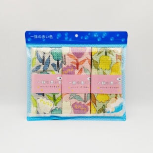 韩国进口超细纤维清洁抹布百洁布百合花图案方巾印花不沾油不掉毛