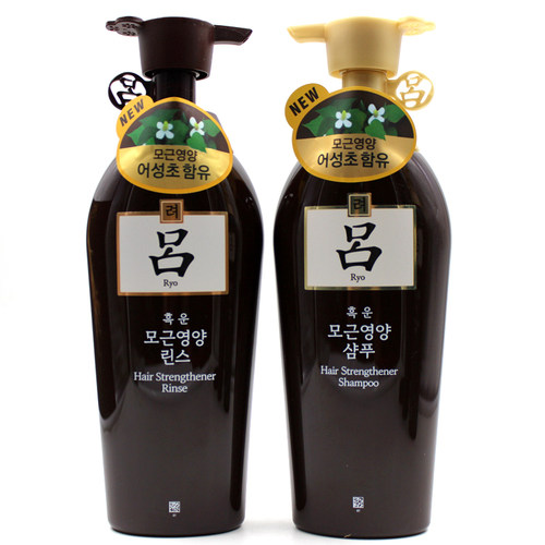 韩国进口棕吕柔顺洗发水护发素