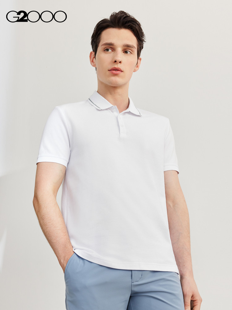 G2000 MENS SUMMER NEW CLASSIC LAPEL FLOOR BEAD DESIGN SHORT SLEEVE T-SHIRT BUSINESS CASUAL POLO SHORT SLEEVE MEN