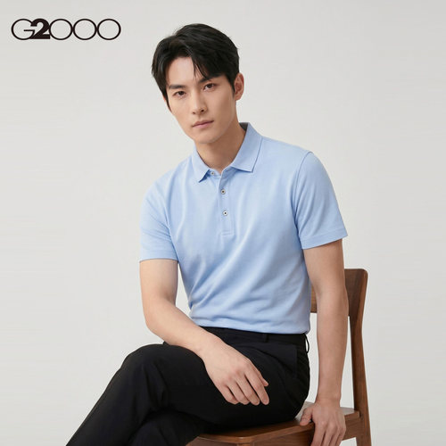 【多色可选/棉质珠地/商场同款】G2000男装2026春夏柔软短袖POLO.