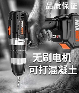 手钻小手枪钻电钻多功能家用电动螺丝刀电转 龙韵冲击锂电钻充电式