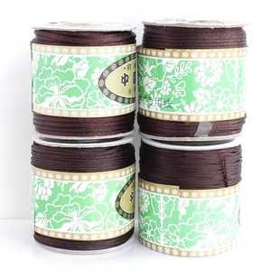 4/5/6/7号线中国结线材手链编织线玉线莉斯手链手把件绳 咖啡色