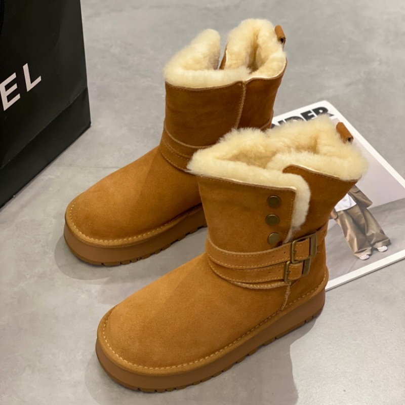 厚底雪地靴女款2025新款