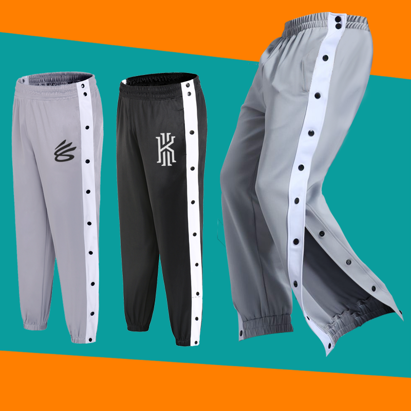 球星开扣裤长裤排扣裤美式休闲