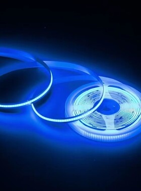 COB灯带420珠8mm低压24V线型柔光灯条蓝光紫色绿色粉色冰蓝