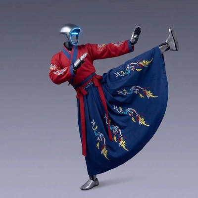 宇树机器人G1U2人形机器人演出服中国风商业演出活动服装表演服饰