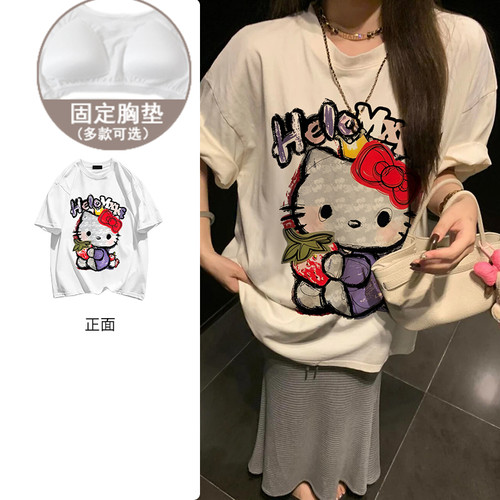 HelloKitty印花短袖T恤女夏季