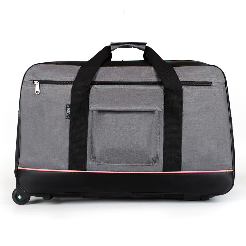 韩版新款大容量拉杆包女轻便手提旅行包装衣服短途出差旅游行李袋