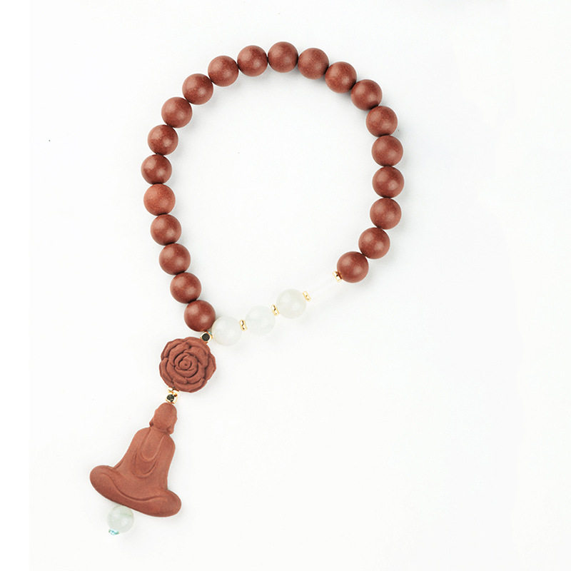 浪飞原创花香佛语挂件香牌手串小众合香珠配饰古法花香持久挂件