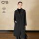 秸熙25冬新款 商场同款 气质通勤双面呢大衣廓形100%绵羊毛外套