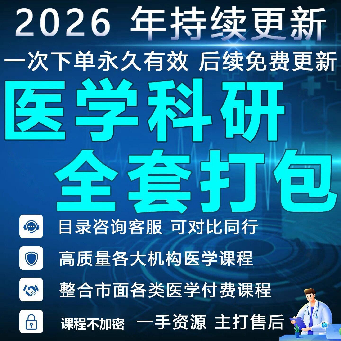 医学科研课程科研教程临床生信分析全套合集打包生信临床科研视频图片