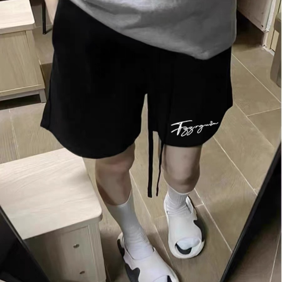 美式重磅短裤男女运动潮牌跑步