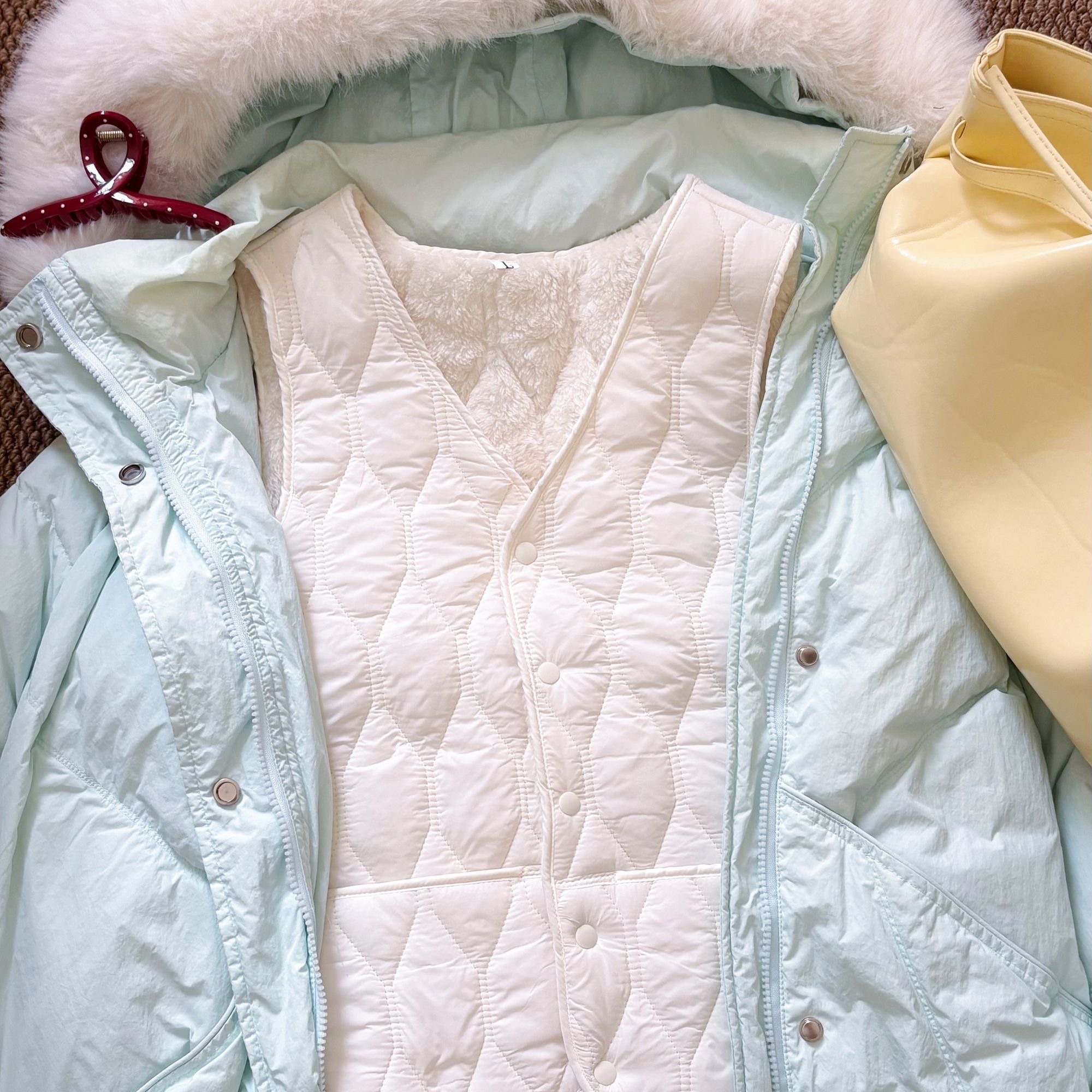 小红书笔记爆款马甲！加绒