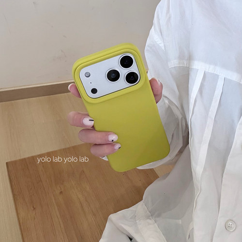 YOLO LAB简约高级感纯色液态硅胶保护套iphone16适用13苹果14pm手机壳17全包防摔经典软糯亲肤手感15pro