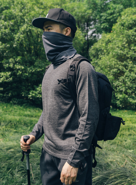 SHEEP RUN 美利奴羊毛长袖T恤吸湿排汗保暖透气防臭户外徒步上衣