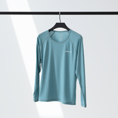 美利奴羊毛速干衣女16.5 SHEEP RUN 吸湿排汗轻薄休闲风运动圆领