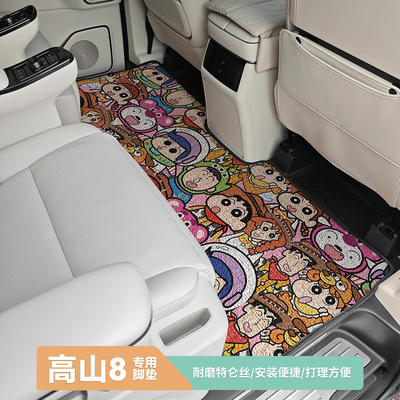 魏牌高山专用可冲洗丝圈脚垫