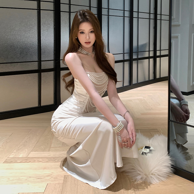 富家千金感穿搭套装独特绝美抹胸上衣包臀半身裙名媛高级感两件套