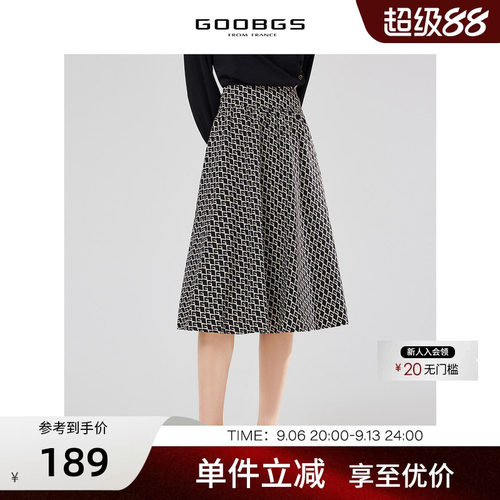 GOOBGS谷邦中裙半身裙