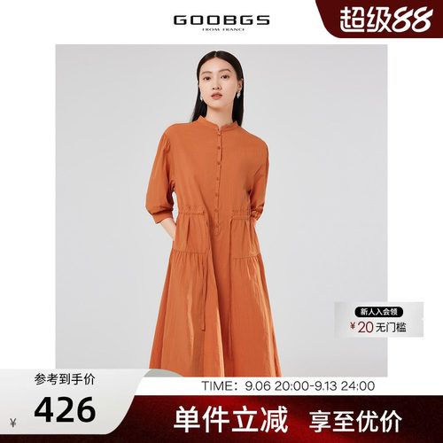 GOOBGS谷邦长袖连衣裙