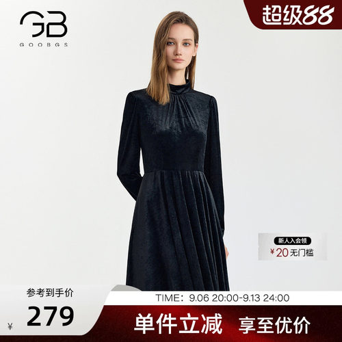 GOOBGS/谷邦千金风连衣裙