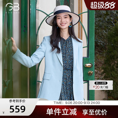 谷邦通勤法式西装外套女