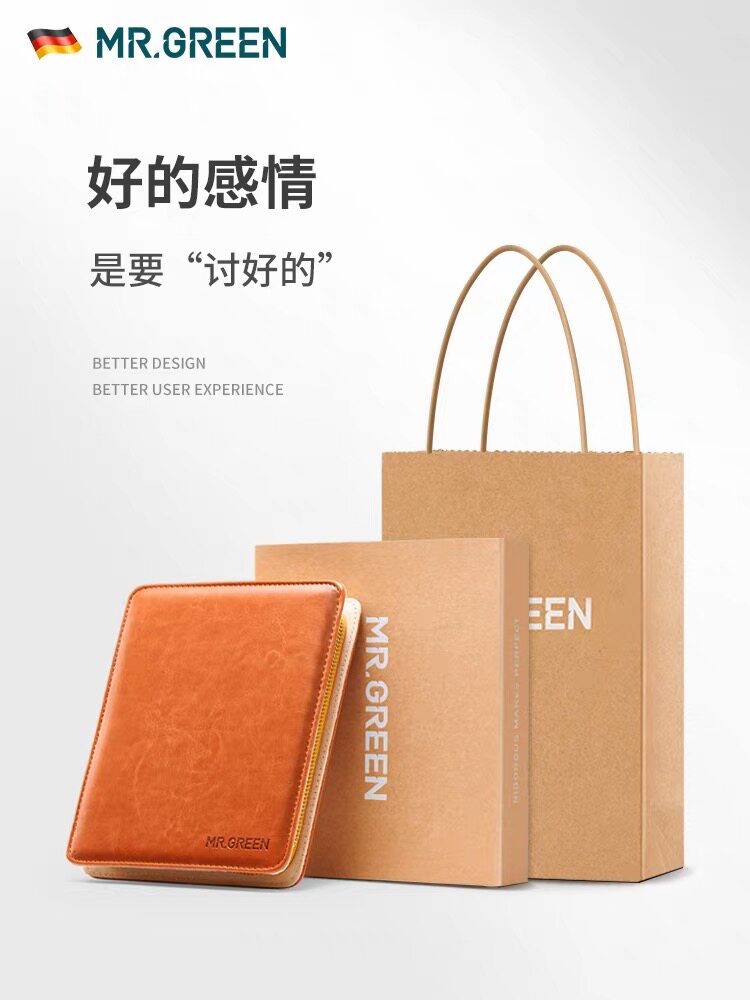 독일 MR.GREEN 손톱깎이 세트 손톱 그루브 독수리 부리 손톱깎이 염증 회색 가정용 휴대용 정통 성인 선물