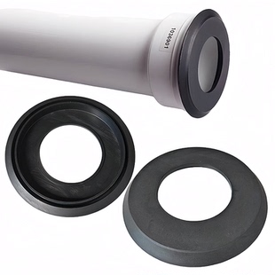 科勒墙排马桶配件座便器110出水排污管密封圈皮圈下水排水管胶圈