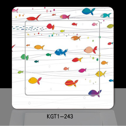 彩色卡通可爱开关贴【创意系列】儿童房间插座贴客厅书房开关装饰