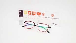 P+US派士眼镜DB01-48欧洲IF设计金奖红点奖全框lindeberg风格中性