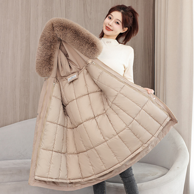 派克服2025冬季新款羽绒棉服女