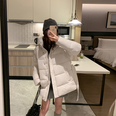 收腰棉衣小个子加厚棉袄外套潮