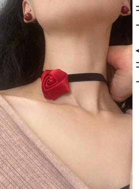 invia绸带女绑带项链个性性感